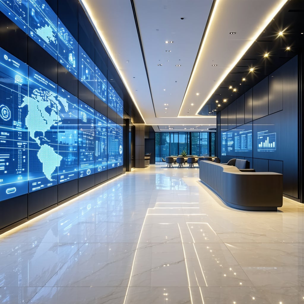 The commercial space is equipped with cutting-edge integrated technology that seamlessly manages various systems, including advanced lighting solutions that can be adjusted for ambiance, high-fidelity audio systems for sound control, and sophisticated environmental controls that regulate temperature and air quality. This innovative setup creates a dynamic and efficient environment, enhancing the overall functionality and user experience within the space. The commercial space is equipped with cutting-edge integrated technology that seamlessly manages various systems, including advanced lighting solutions that can be adjusted for ambiance, high-fidelity audio systems for sound control, and sophisticated environmental controls that regulate temperature and air quality. This innovative setup creates a dynamic and efficient environment, enhancing the overall functionality and user experience within the space.